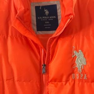Orange POLO vest